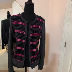 Halogen Gray Knit Sweater Ladies Small